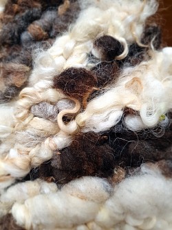 Wool mix seat pad
