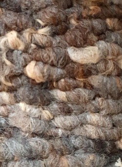 Romney wool seat pad