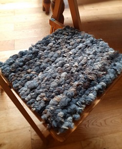 Romney wool seat pad