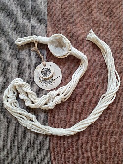 Quartz cave plant hanger