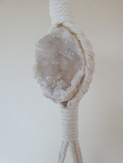 Quartz cave plant hanger