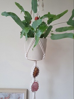 Double crystal plant hanger