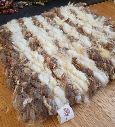 Small mixed Romney rug